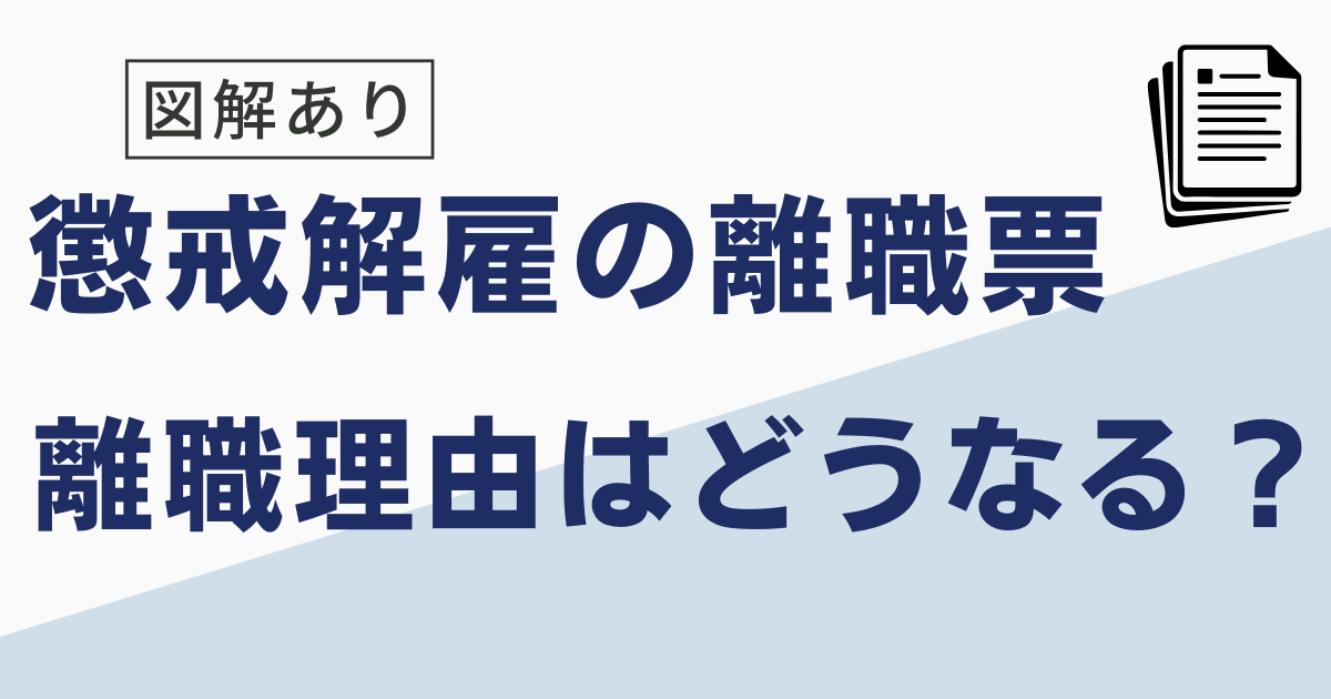 懲戒解雇の離職票の離職理由はどうなる